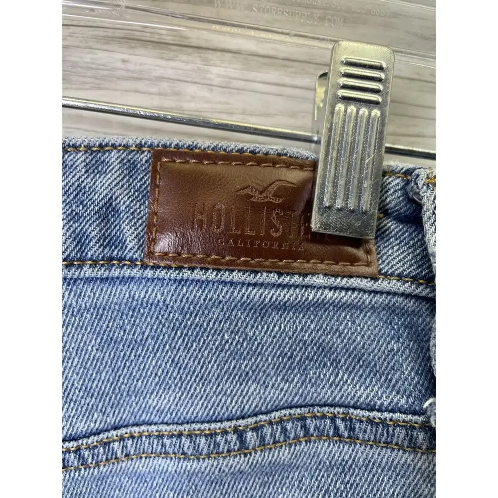 Hollister Womens 24‎ Blue Ultra High-Rise Mom Jean Vintage Stretch Denim W24 L27
